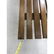 American Modern Walnut Slat Bench Coffee Table. T - 8