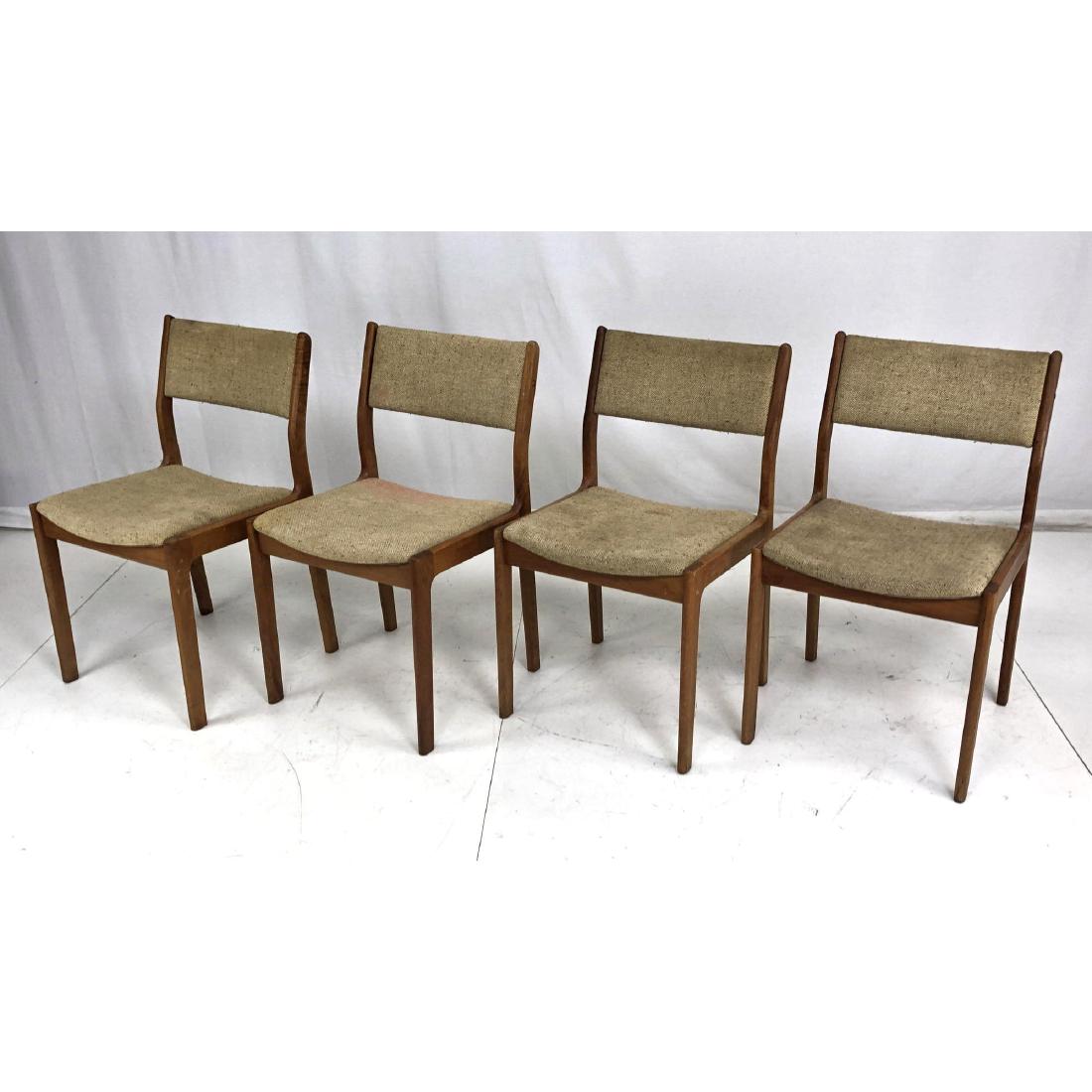 Set 4 Danish Modern Teak Dining Side Chairs. Oatm (1 of 11)