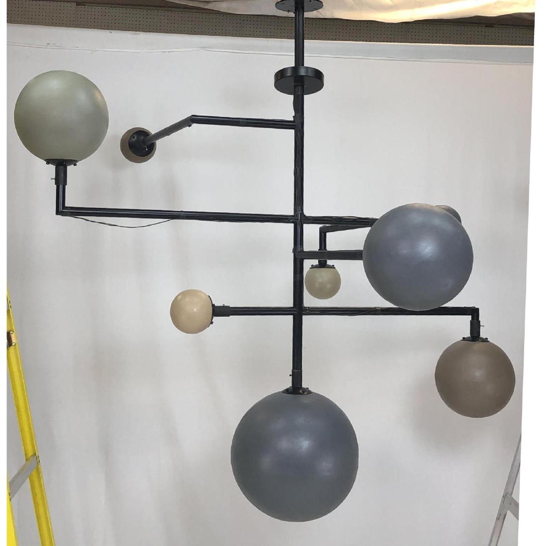 Huge Sculptural Sphere Hanging Light Sculpture. B (1 of 13)