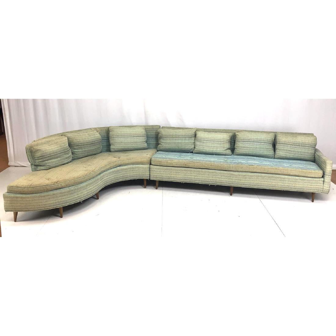 2pc Mid Century ERWIN LAMBETH Sectional Sofa. Tap (1 of 12)
