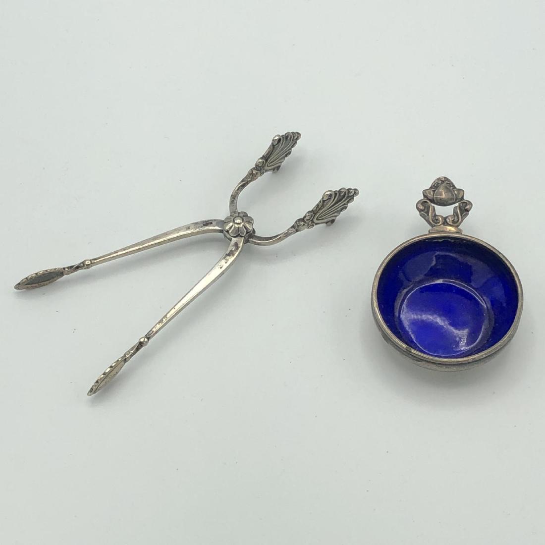 2pcs Georg Jensen. ACANTHUS Sugar Tongs.  GI in C (1 of 7)