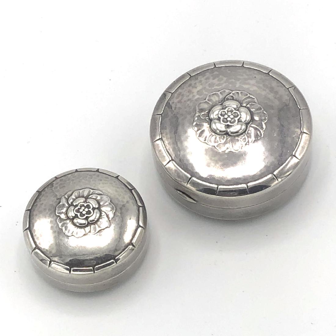 2pcs Georg Jensen Compact Boxes.  GI Denmark Ster (1 of 6)