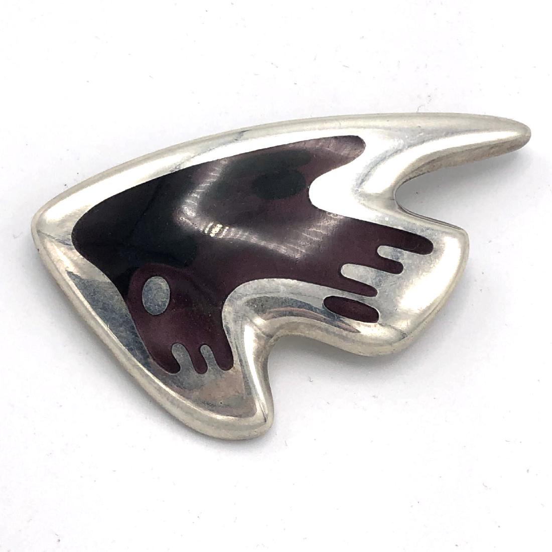 Georg Jensen Fish 307 Pin Brooch.  Henning Koppel (1 of 3)