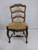 6 French Country Style Carved Oak Dining Chairs. - 5