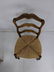 6 French Country Style Carved Oak Dining Chairs. - 7