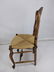 6 French Country Style Carved Oak Dining Chairs. - 8