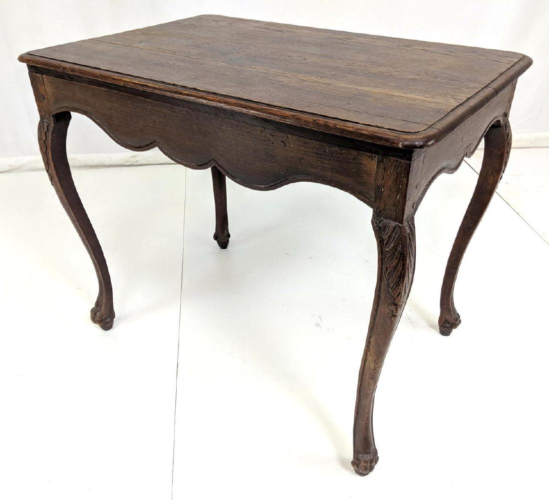 Country French Writing Table.  Table with Carved (1 of 13)