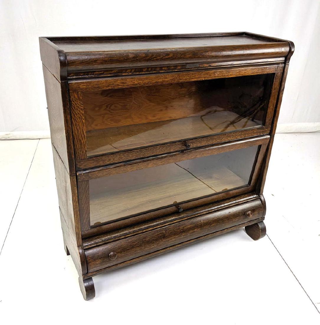 2 Part Barrister Stacking Bookcases with Bottom D (1 of 10)