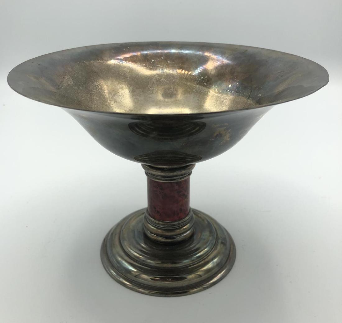 PUIFORCAT France Silver Plate Modernist Compote. (1 of 5)