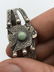 4 Silver American Indian Turquoise Bracelets. 1) - 11