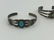 4 Silver American Indian Turquoise Bracelets. 1) - 2