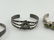 4 Silver American Indian Turquoise Bracelets. 1) - 3