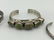 4 Silver American Indian Turquoise Bracelets. 1) - 4