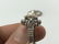 3 Sterling Silver Rings. Sterling Indian ring wit - 6