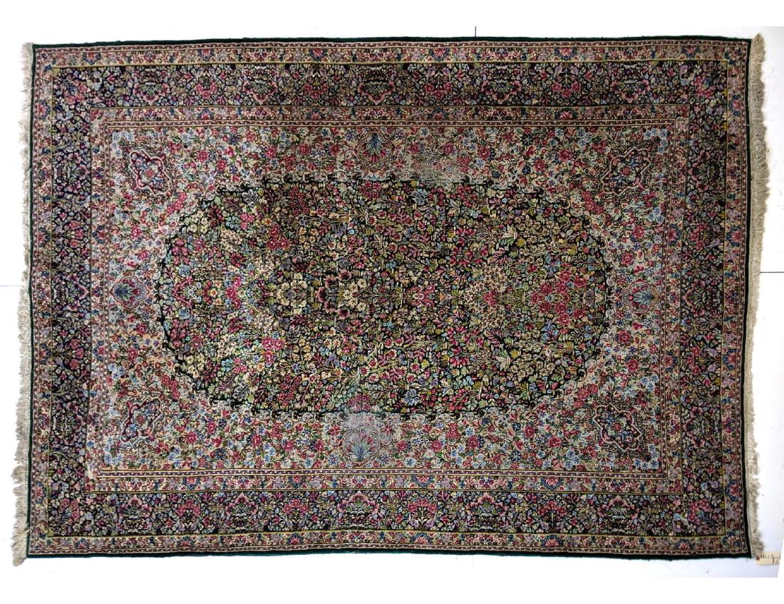 6'7x9'4 Floral Handmade Oriental Carpet finely wo (1 of 9)