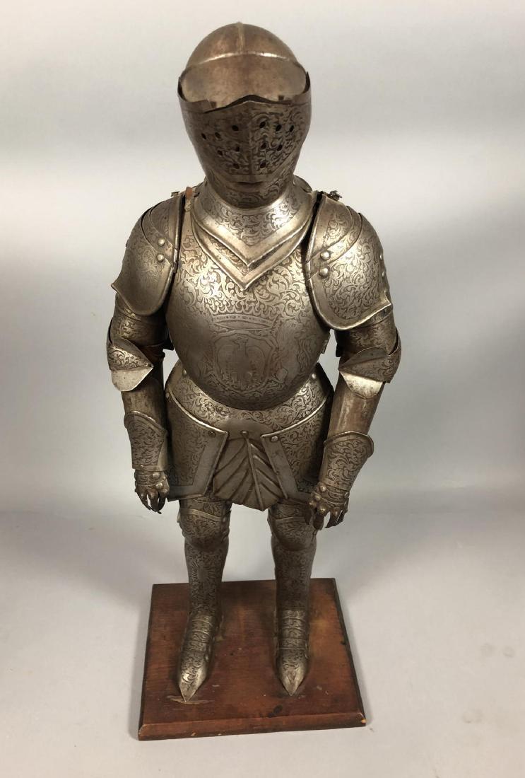 Antique 19th Century Miniature Armor. Engraved Me (1 of 11)