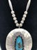 FW Native American Indian Turquoise Pendant Neckl - 3