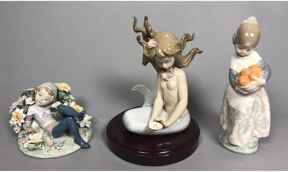 3pc LLADRO Spain Porcelain Figures with Original (1 of 9)