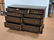 HENKEL HARRIS Black Cherry Dresser Low Chest w Br - 8