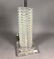 Double Stacked Column Lucite Table Lamp. Modernis