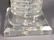 Double Stacked Column Lucite Table Lamp. Modernis - 8