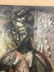 MICHAEL LENSON Modernist Oil Painting. Tribal Im - 9