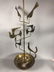 TOMMI PARZINGER Figural Bird Brass Chandelier. We - 4