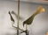 TOMMI PARZINGER Figural Bird Brass Chandelier. We - 9