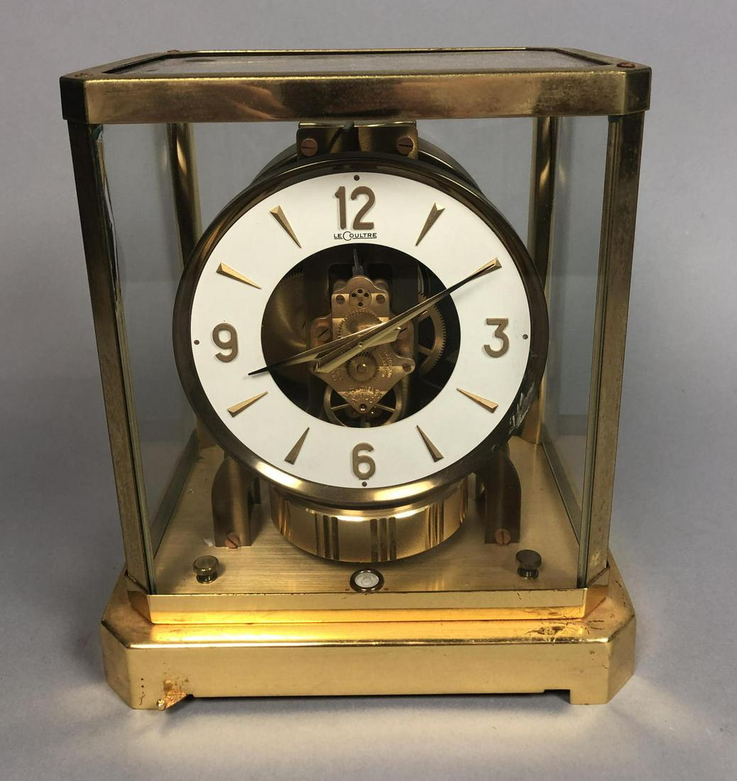 LeCOULTRE Brass & Glass ATMOS Clock. Brass Case w (1 of 11)