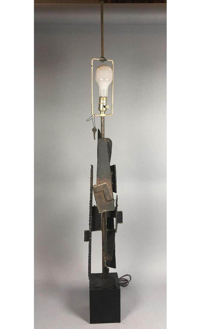 TEMPESTINI for LAUREL Brutalist Welded Table Lamp (1 of 14)