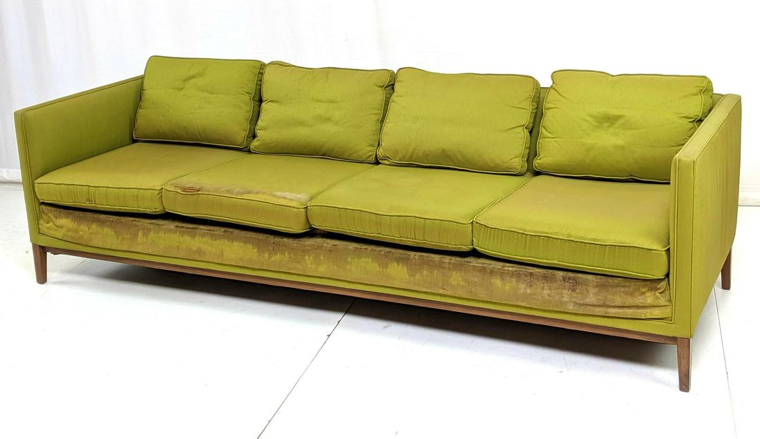 PAUL McCOBB Green Sofa Couch. Paul McCobb for Cus (1 of 9)