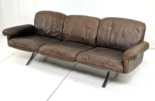 Desede Brown Leather Modernist Sofa Couch Cushio