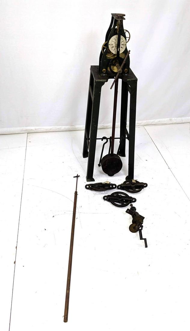 Rube Goldberg Style Mechanical Clock. Clock Opera (1 of 13)