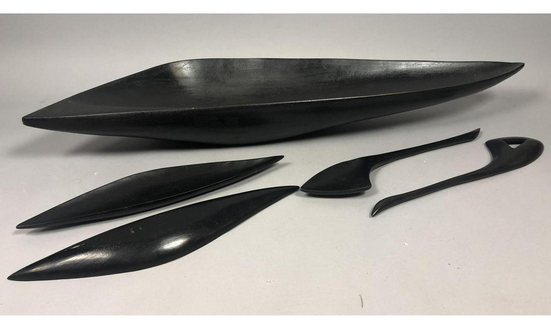 5pc RAYMOR Arthur Umanoff Sculptural Salad Set. (1 of 11)