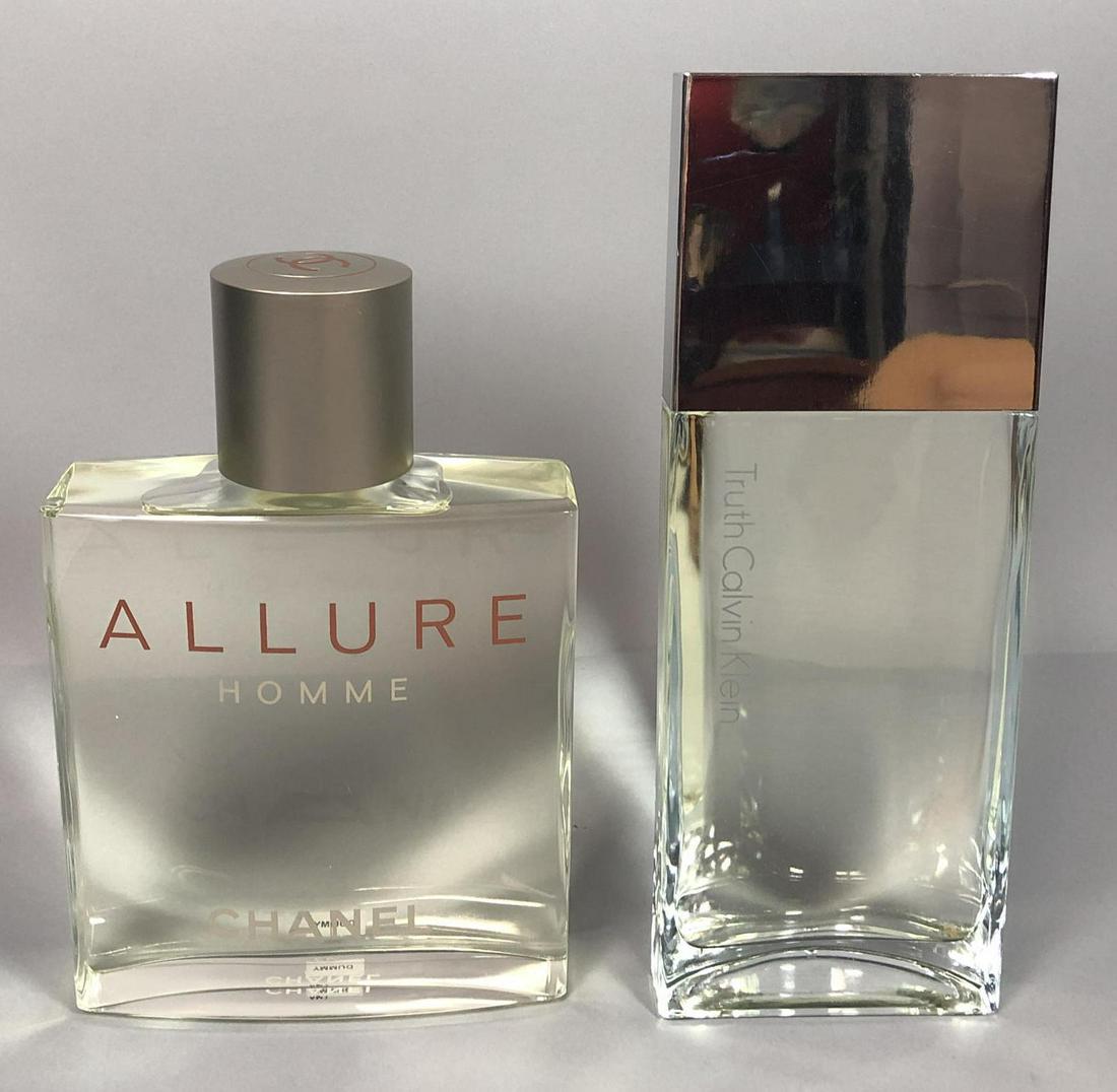2 Oversized Perfume Display Bottles Truth by Calv (1 of 6)