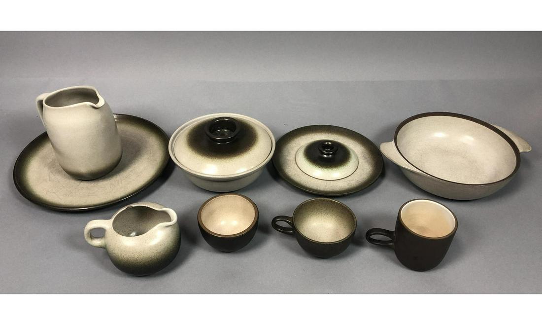 83pc Stoneware Dinner Set HEATH Sausalito Calif. (1 of 11)