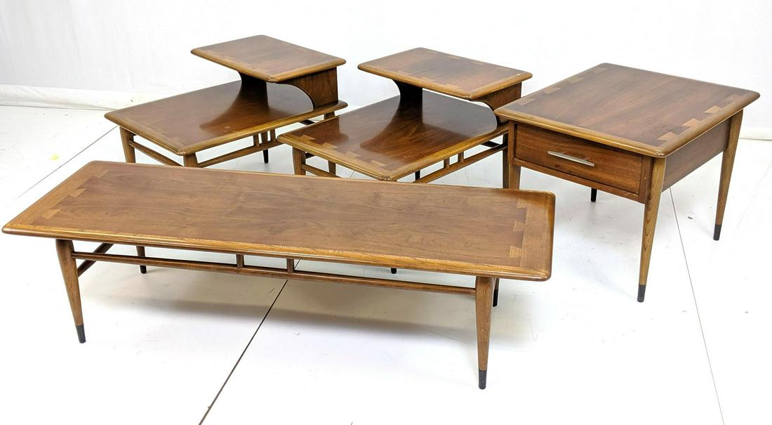 4pc American Modern LANE Coffee Tables, 2 Step En (1 of 16)