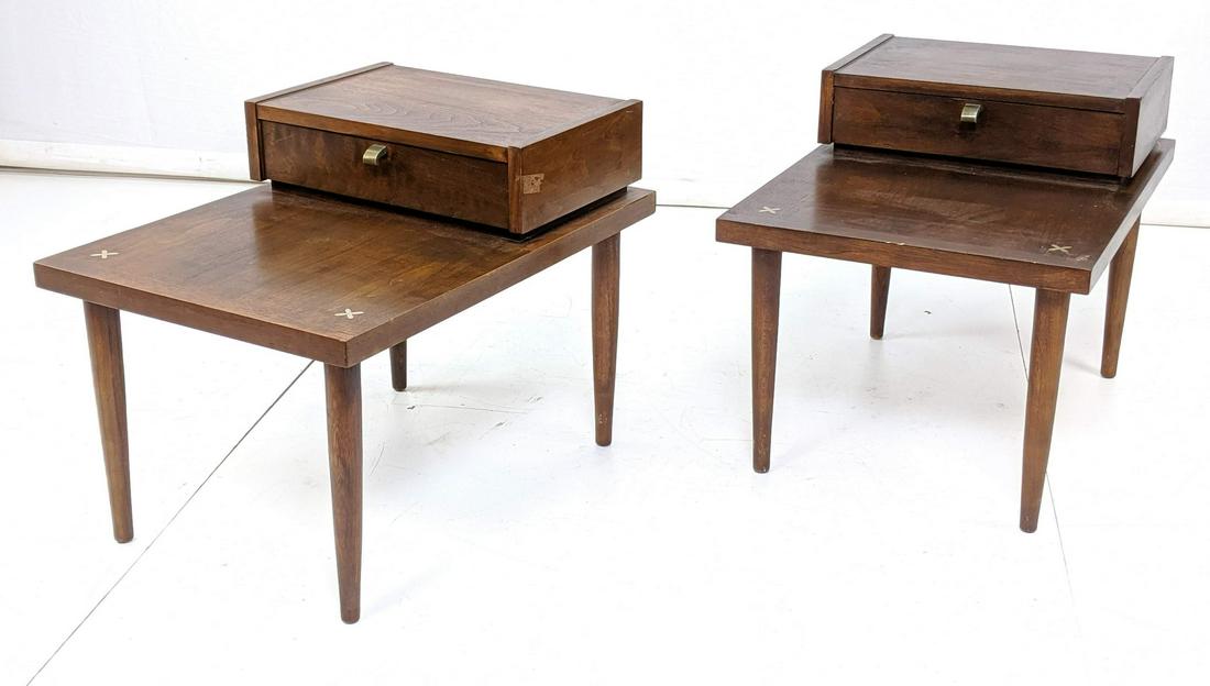 Pr AMERICAN OF MARTINSVILLE Step End Tables. Peg (1 of 13)