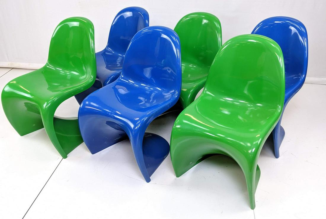 Set 6 VERNER PANTON for HERMAN MILLER Molded Loun (1 of 11)