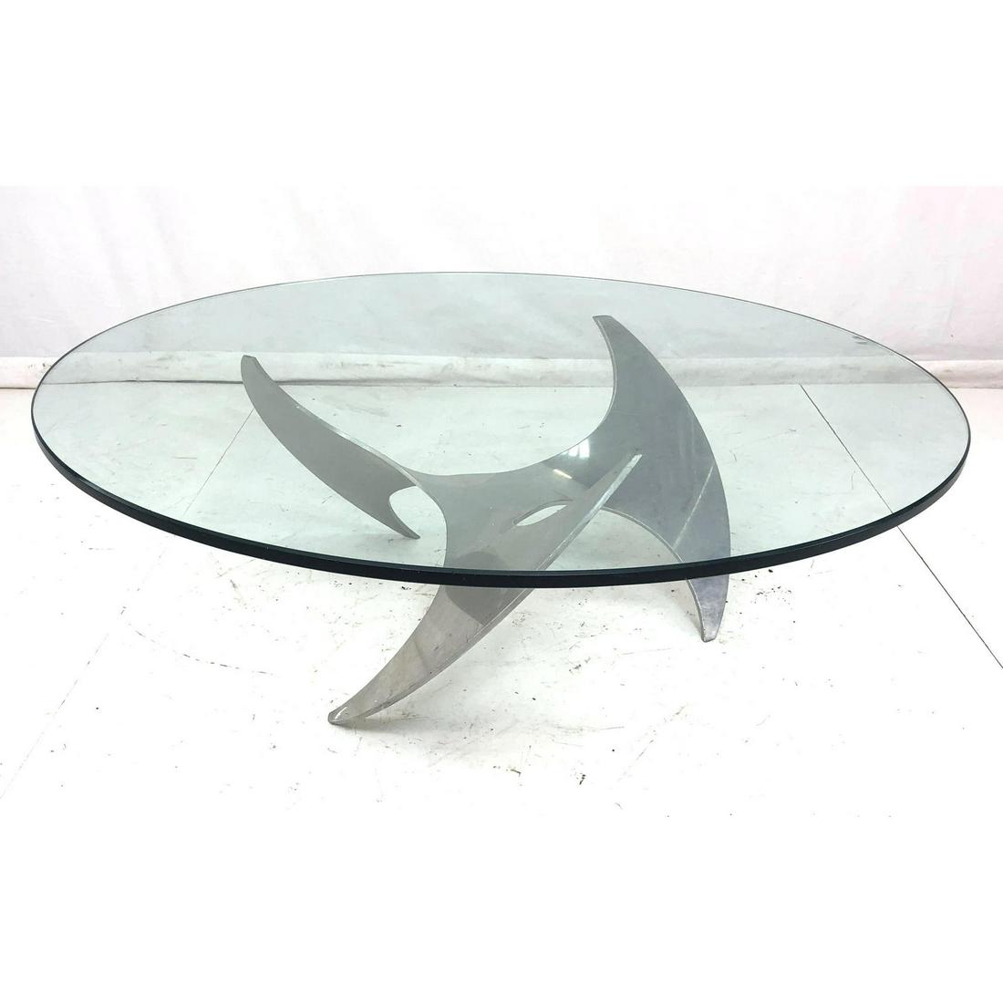 Knut Hesterberg Propeller Table.  Aluminum and Gl (1 of 9)