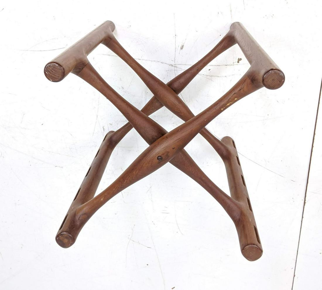 POUL HUNDEVAD VAMDRUP Danish Teak Stools Benches. (1 of 9)