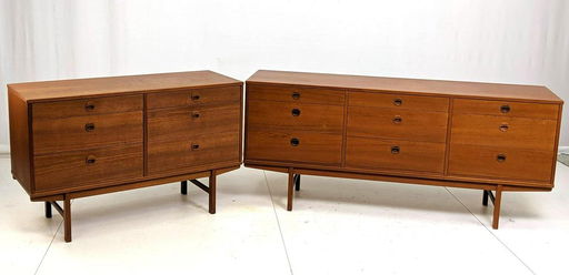 2pc Danish Modern Teak Dressers Chest Of Drawers Aug 06 2019