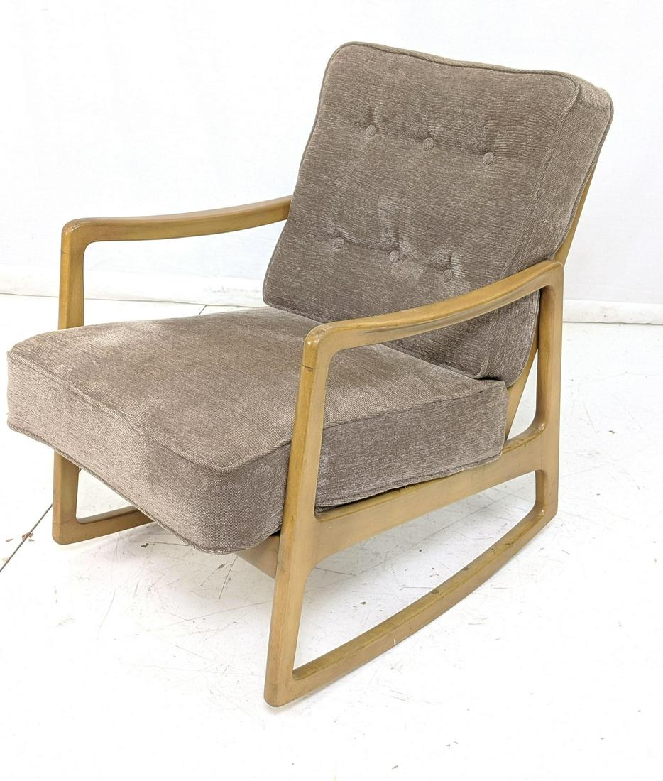 Danish Modern Open Arm Rocking Chair. Slat back w (1 of 11)