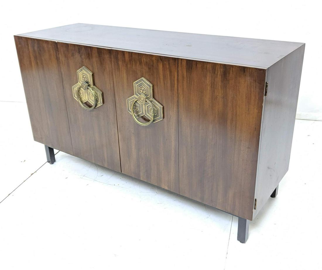 JOHN WIDDICOMB American Modern Walnut Server. Bi- (1 of 11)