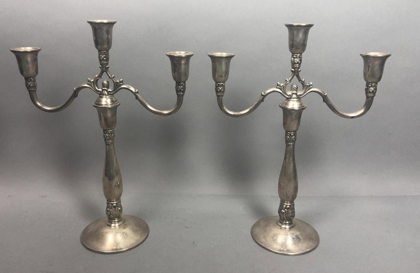Pr ROYAL DANISH Sterling Silver Candelabra. Moder (1 of 11)