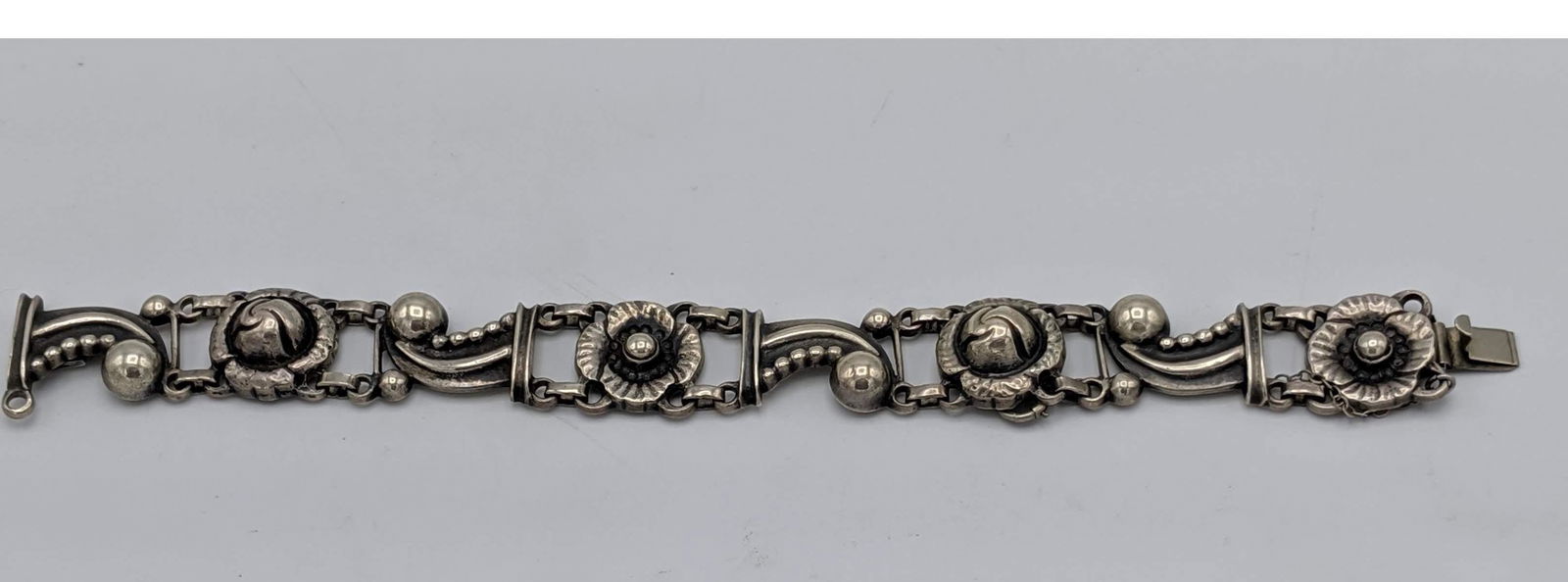 BENELLE Sterling Silver Jensen Style Link Bracele (1 of 10)