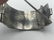 Silver Metal Brutalist Hinged Cuff Bracelet. Mode - 6