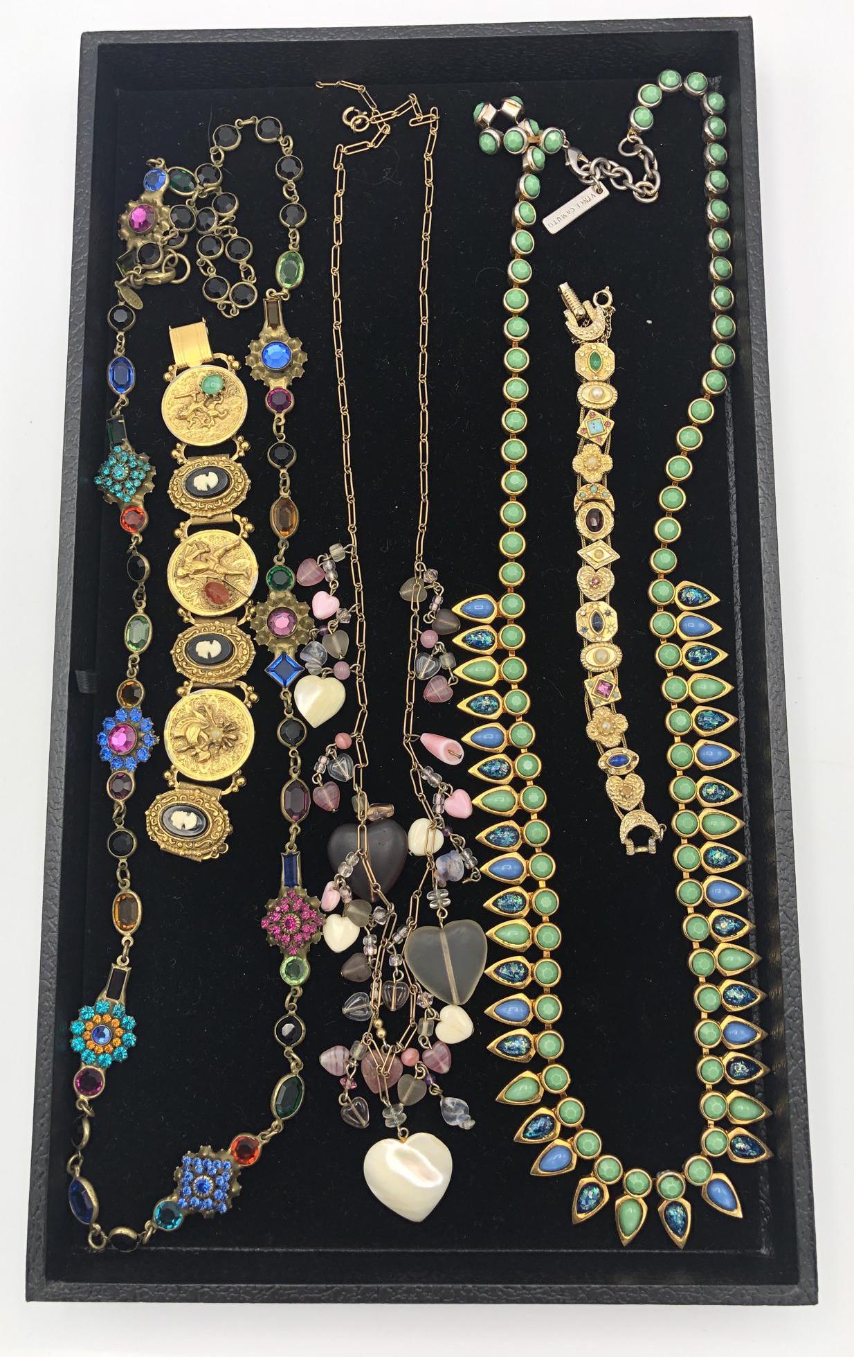 5 Pc Costume Jewelry Bracelet Necklace Lot. VINCE (1 of 14)