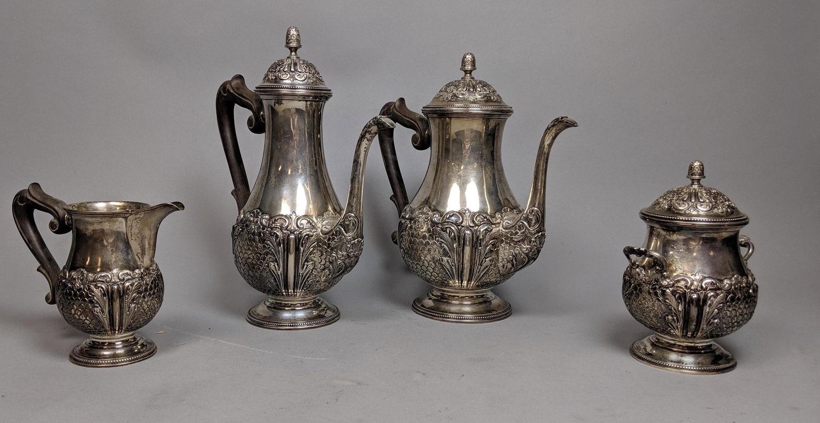 4pc Sterling Silver Italian Coffee Tea Service. C (1 of 15)