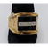 18K Gold Mans' Black Onyx Diamond Ring. Marked 18